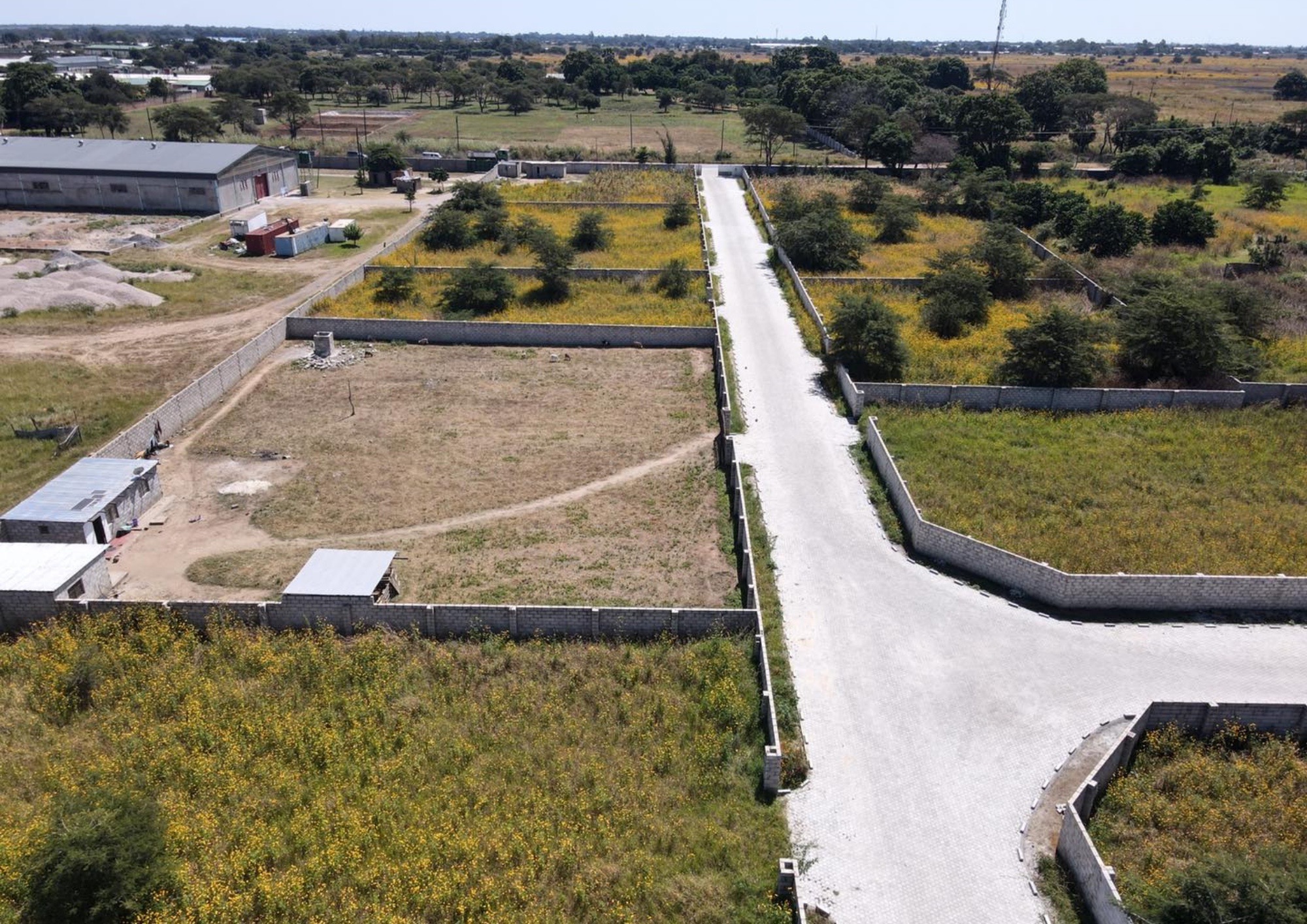 Silver Oaks aerial project view